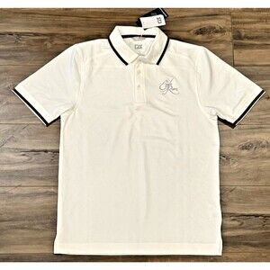 Cutter and  Buck White Polo Shirt ( S) CB Dry Tec Cotton + W/Eagle Rare